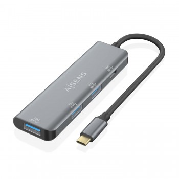 Hub AISENS USB-C a 3xUSB-A...