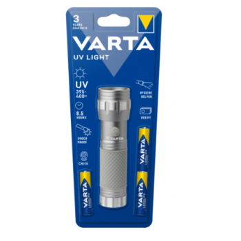 Linterna Varta Luz UV LED...