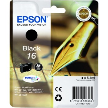 Tinta EPSON Negro 16 Pluma...