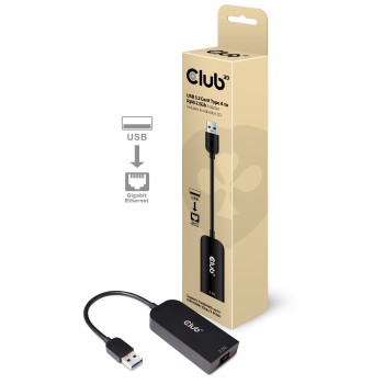 Adaptador Club 3D USB-A/M a...