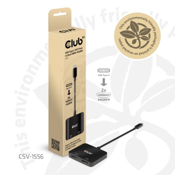 Adaptador Club 3D USB-C/M a...