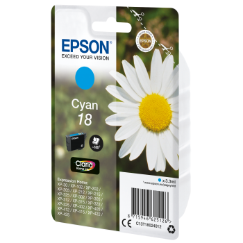 Tinta Epson 18 T1802 Cian...