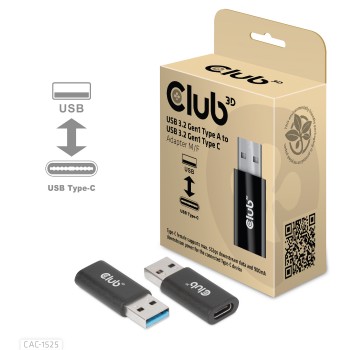 Adaptador Club 3D USB-A/M a...