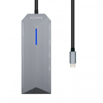 Adaptador AISENS USB-C 8 en...